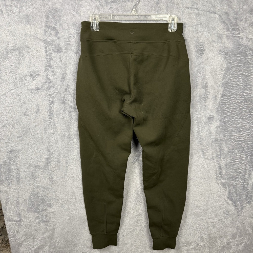 Lululemon Embrace The‎ Space Jogger Womens 6 Olive Green Stretch High Rise Pants - Picture 4 of 7